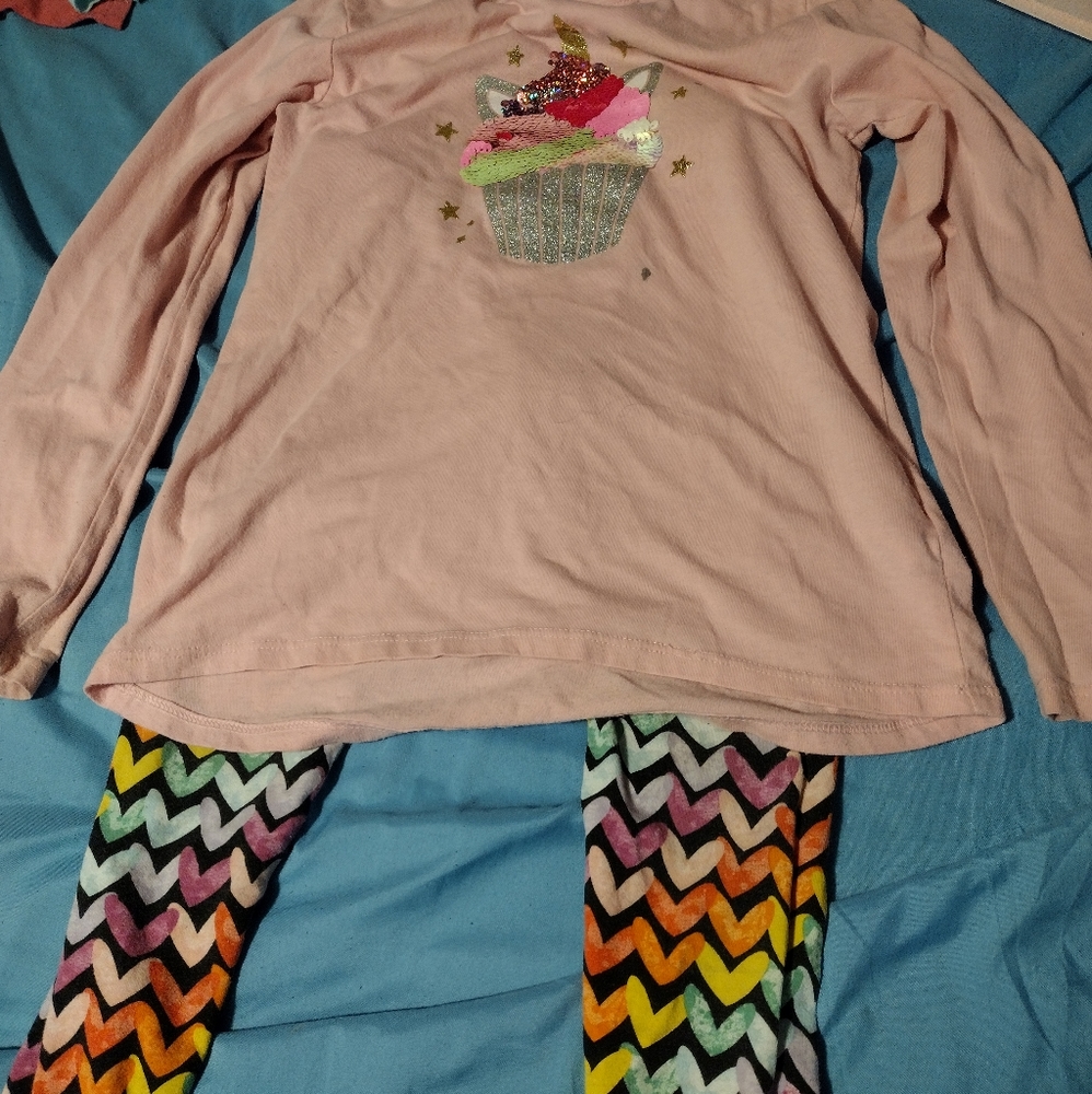 Long sleeve shirt with matching pants